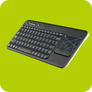 Wireless Tastatur mit Touchpad K400